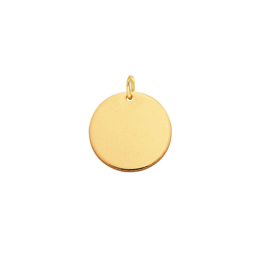 Circle Engravable Pendant