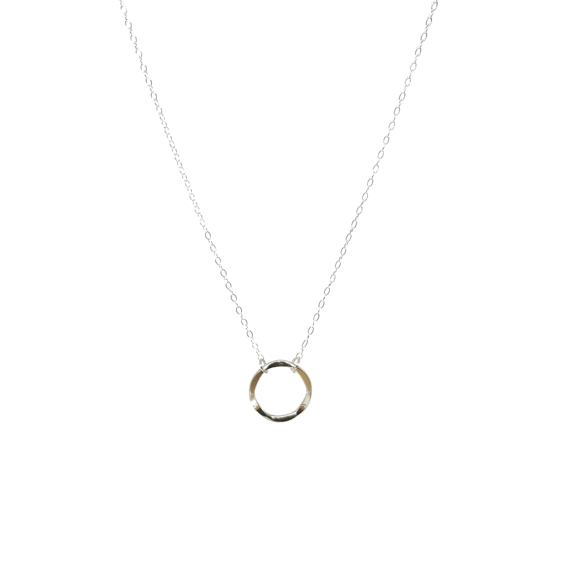 Gold or Silver Circle Karma Necklace – Kind Karma Company